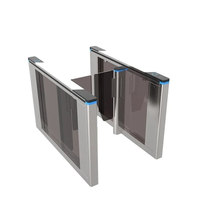 Mua High End Ultra Slim Swing Flap Gate Kiểm soát truy cập RFID Hàng rào kính Cửa quay dành cho người đi bộ online manufacture