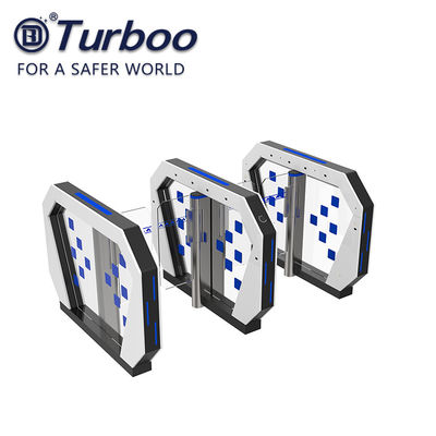 Mua Cổng tốc độ quang bảo mật Đầu đọc thẻ RFID Cổng nhận dạng khuôn mặt với động cơ Servo 240V online manufacture