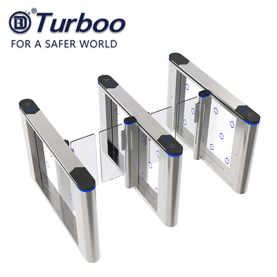 Mua Tự động thép không gỉ Swing Barrier Turnstile với đầu đọc thẻ vé cửa quay online manufacture