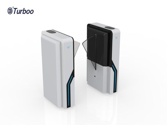 Hàng rào thủy tinh Vòng eo cao Turnstile Flap Barrier Turnstile Arm với ánh sáng