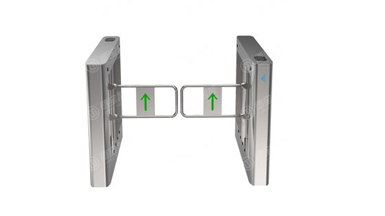 Khung kiểm soát lối vào cộng đồng Swing Gate Turnstile với mã QR và nhiệt độ -25-70C