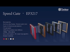 Phong cách hiện đại Thiết kế tích hợp Turntiles cửa an ninh tốc độ cửa thép không gỉ cửa xoay cho văn phòng