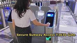 Sản phẩm mới Kiểm soát truy cập dành cho người đi bộ T3630 dành cho thẻ quẹt thẻ tàu điện ngầm Metro RFID